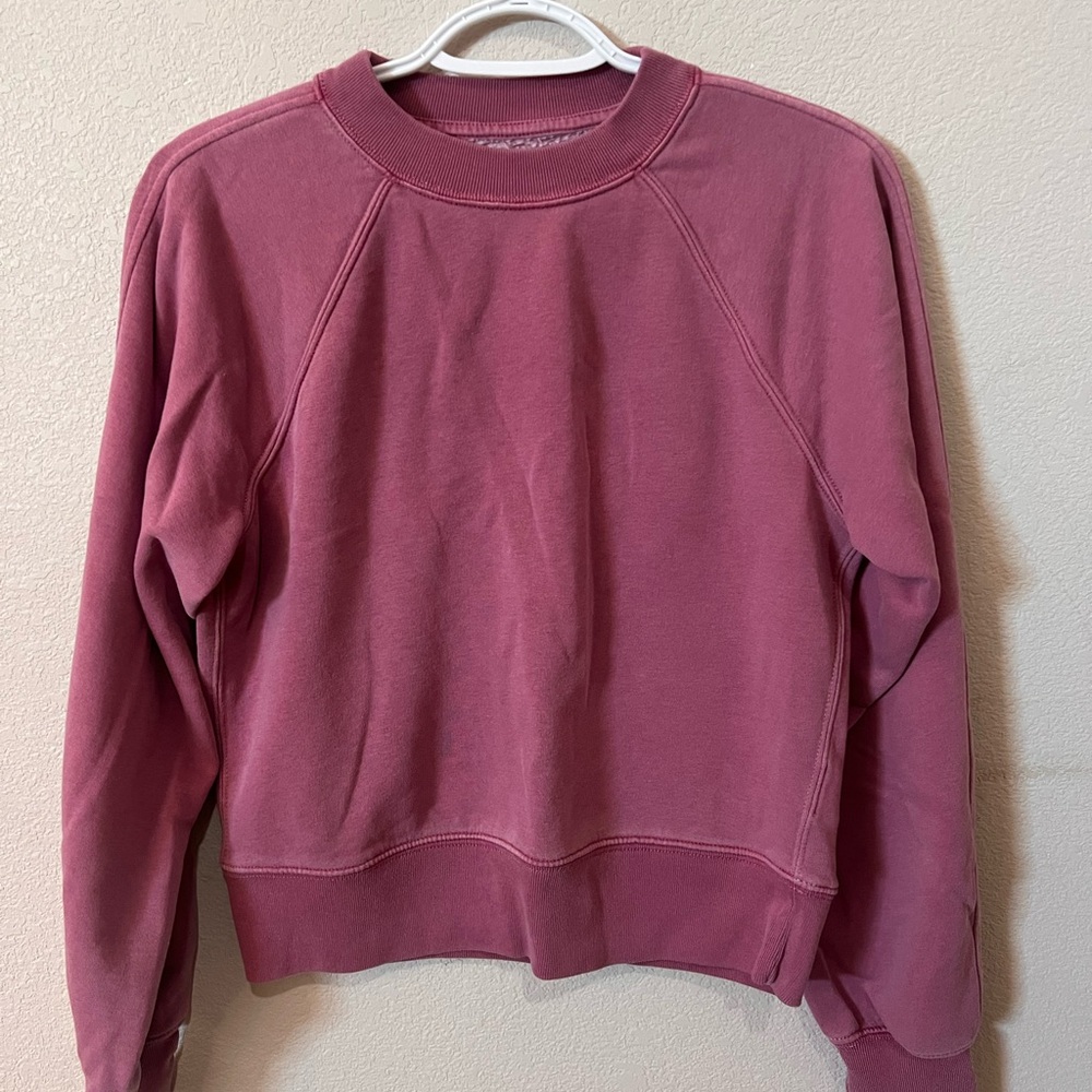 Abercrombie & Fitch Dusty Magenta Crewneck